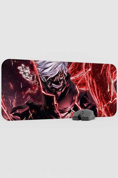mousepad bastir Tokyo Ghoul Anime V5 - 70X30 XL Gaming Rubber Non-Slip Base M...