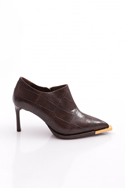 DGN 1257 Women's Pointed Toe Thin Heeled Boots