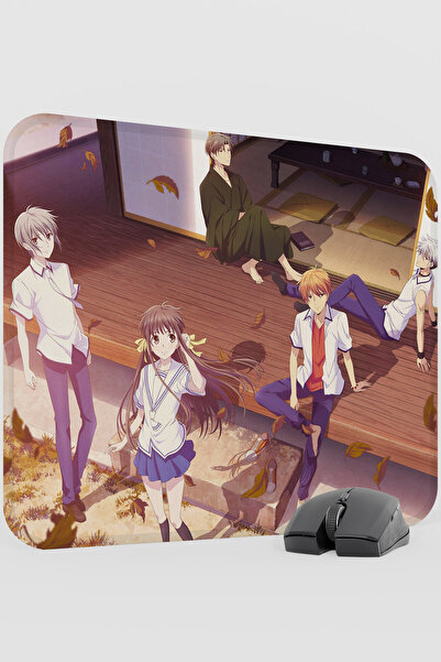 mousepad bastir Fruits Basket Anime V5 - 48X40 XL Gaming Rubber Non-Slip Base...