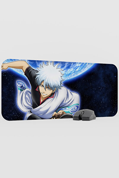 mousepad bastir Gintama Anime V4 - 70X30 XL Gaming Rubber Non-Slip Base Mouse...