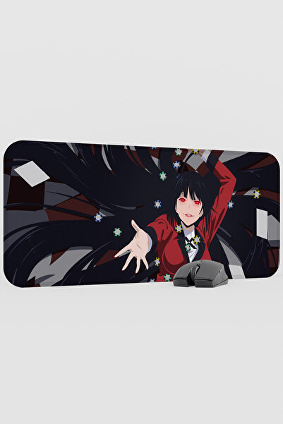 mousepad bastir Kakegurui Anime V2 - 70x30 XL لوحة ماوس مطاطية للألعاب غير قا...