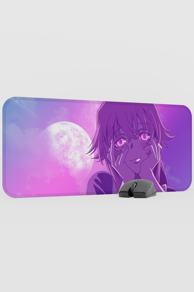mousepad bastir Mirai Nikki Anime V3 - 70x30 XL Gaming Mouse Pad cu bază anti...