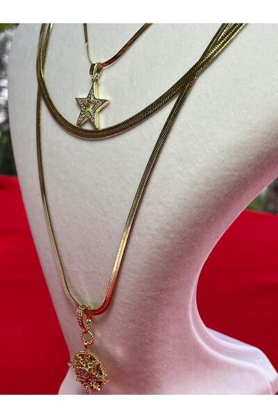 CTStore Çoklu kolye yıldızlı model