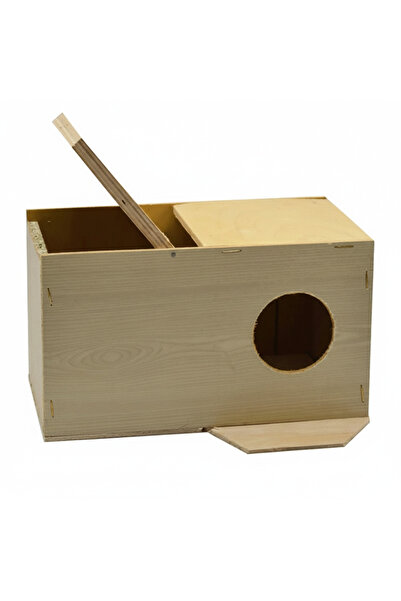 Tofu World عش خشبي للطيور