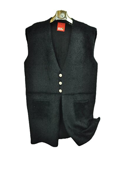 elma abone New Season Beard Knitwear Three Button Vest