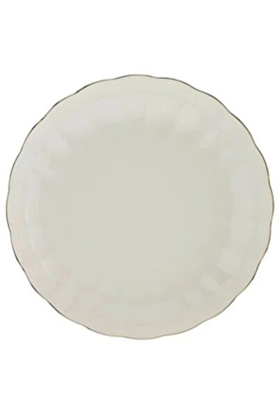 Kütahya Porselen Bone Luz Gold Mesh Plate 20cm Single