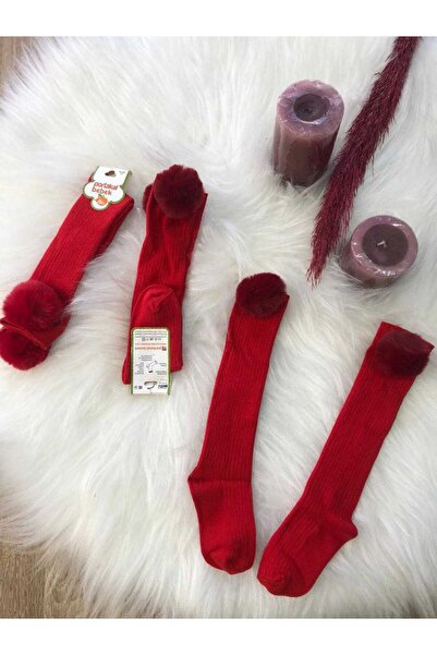 BEGONYA BEBECE KIDS 3 Pack of Pompon Socks 2/14 Yas Socks