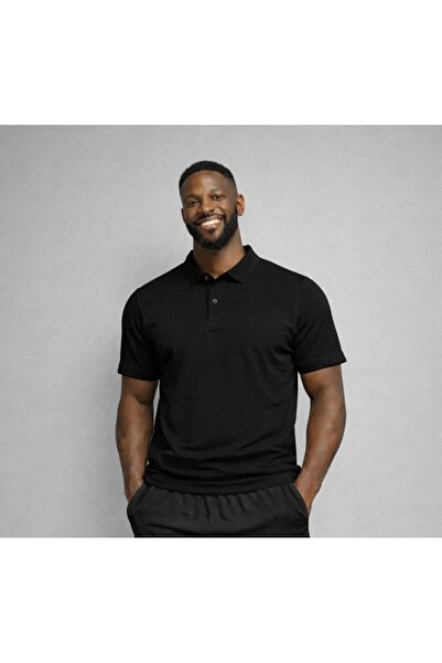 NOFLEN Ανδρικό μονόχρωμο μπλουζάκι πόλο χωρίς στάμπα