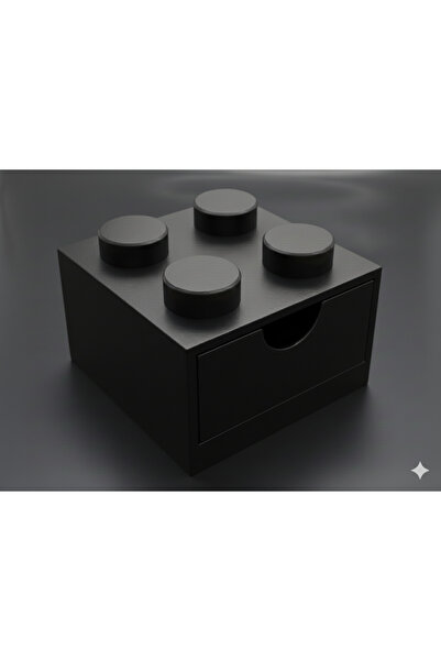 Teknovagroup Mini Drawer with Building Toy Design 2X2 Desktop Organizer Decor...