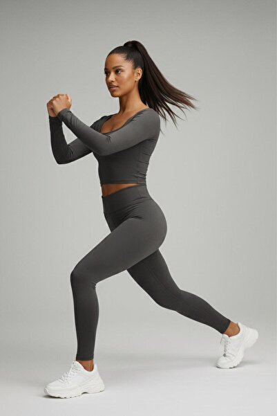Serbella Extra Lycra Soft Touch Oshyo High Waist Side Stitch-Free Flexible Firming Shaping / Sculpting Sports Leggings