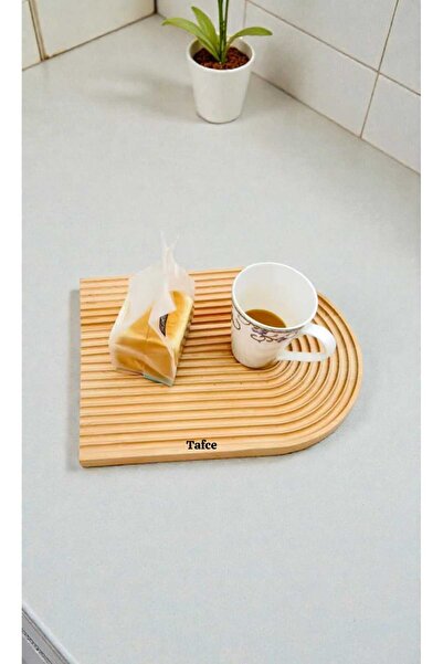 tafce طبق تقديم بيضاوي مخطط من الخيزران، طبق تقديم فاخر بوهيمي 33×25 سم