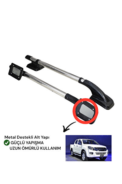 AnkaraTavanPort ATP ISUZU DMAX 2012-2020 NİKEL PORT BAGAJ TAVAN ÇITASI