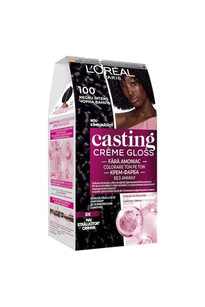 L'Oreal Paris Casting Creme Gloss 100 Negru Intens