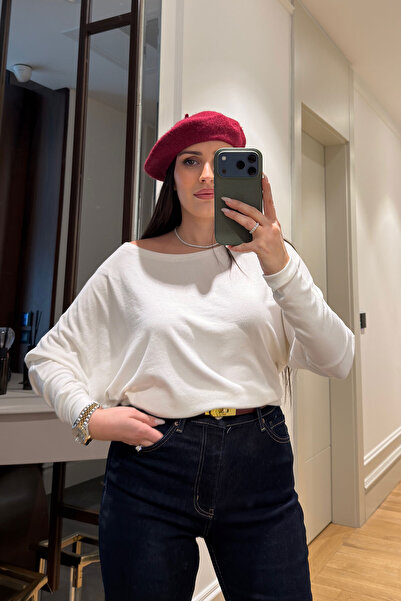 MAGARDE Long Sleeve Blouse- Ecru