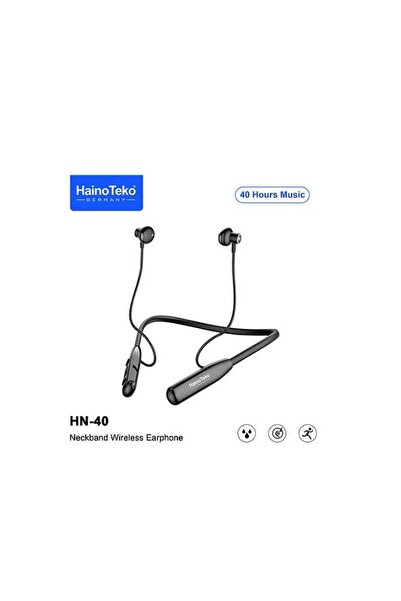Generic Haino Teko Germany HN 40 Neckband Wireless Bluetooth Earphone with Super Clear Mic and 40 Hours Musi