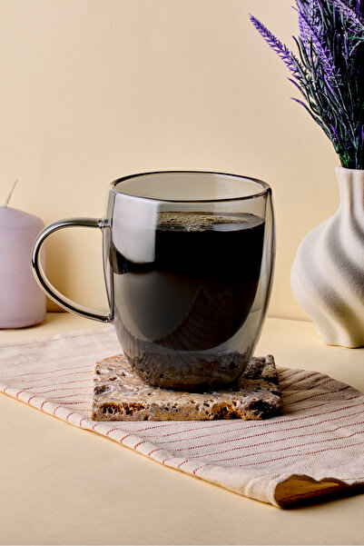 Perotti Smoked Double Wall Mug 300 ml