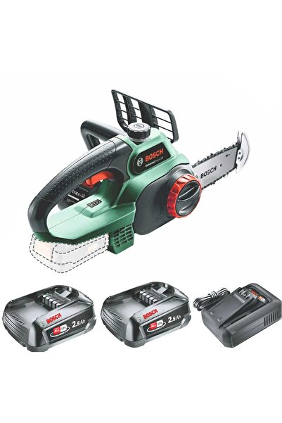 Bosch UniversalChain 18 2.5Ah Çift Akülü Zincirli Ağaç Kesme Makinesi