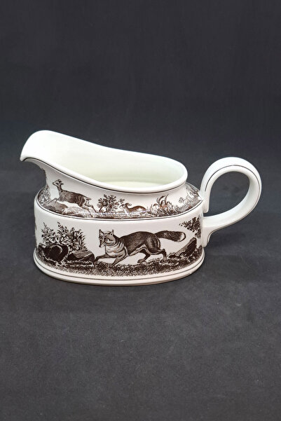 Villeroy & Boch Anjou Vitroporzellan Mettlach Antika Porselen Sütlük 350 ml