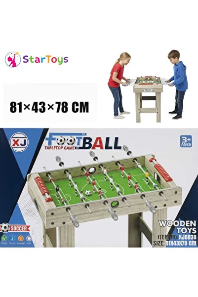 STAR TOYS طاولة كرة قدم (فوسبول) خشبية للأطفال - StarToys
