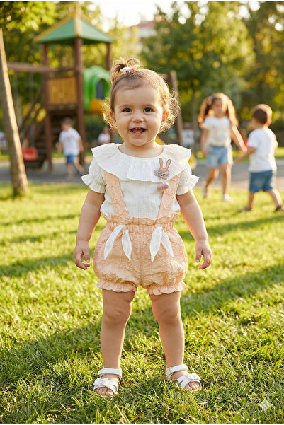 mj kids بذلة صيفية قطنية للفتيات الصغيرات – قابلة للتنفس، صديقة للبشرة، قصة م...