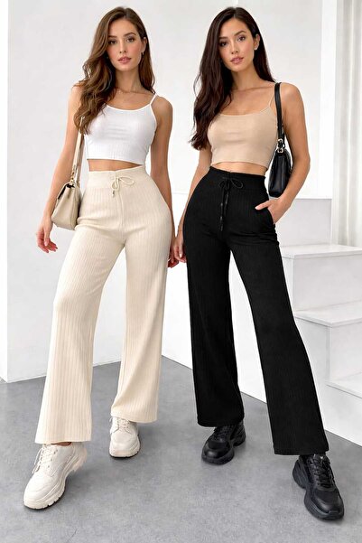 PEKA fitilli ispanyol paca triko pantolon 2 ADET