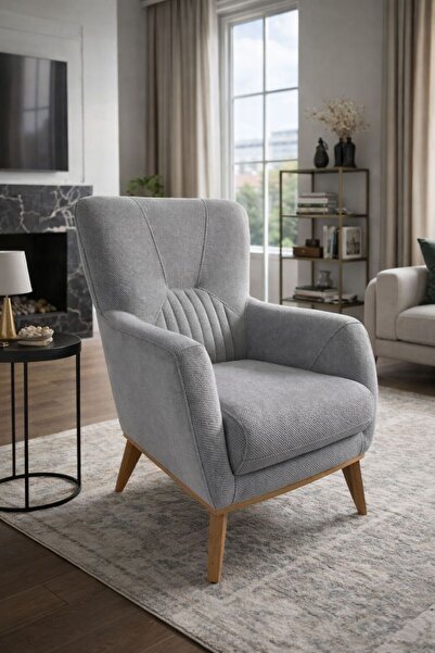 Carmen Mobilya Ahşap Nirvana Tekli Berjer