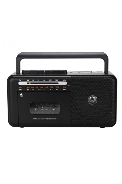 FLAGEN Retro Taşınabilir Kaset Çalar + FM/AM/SW Radyo Bluetooth & USB MP3 Çal...