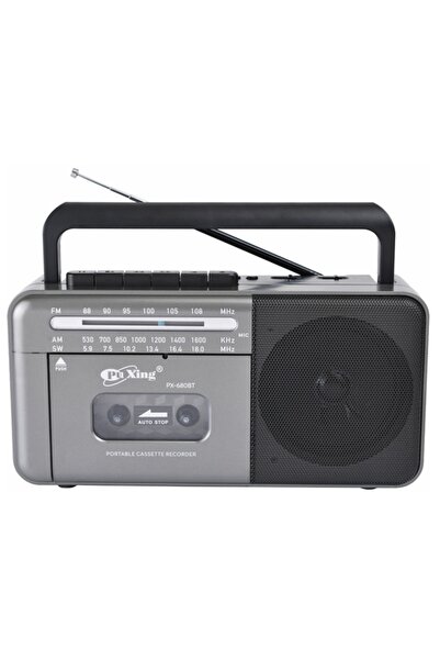 FLAGEN Retro Taşınabilir Kaset Çalar + FM/AM/SW Radyo Bluetooth & USB MP3 Çal...