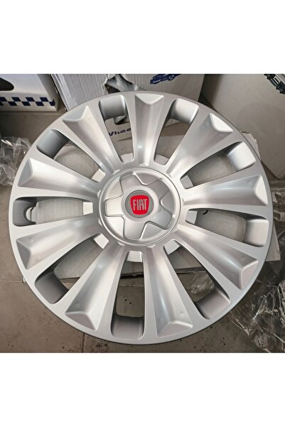Universal Fiat Egea/Doblo Uyumlu 16 inç Jant Kapağı 4'lü Takım Amblem Hediyeli