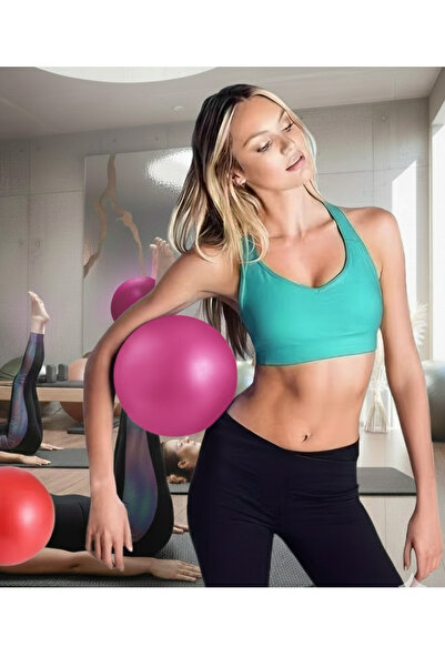 Eşya Dünyası Pilates and Yoga Ball - 20cm Non-Burst Soft Body - Exercise and Physiotherapy Ball