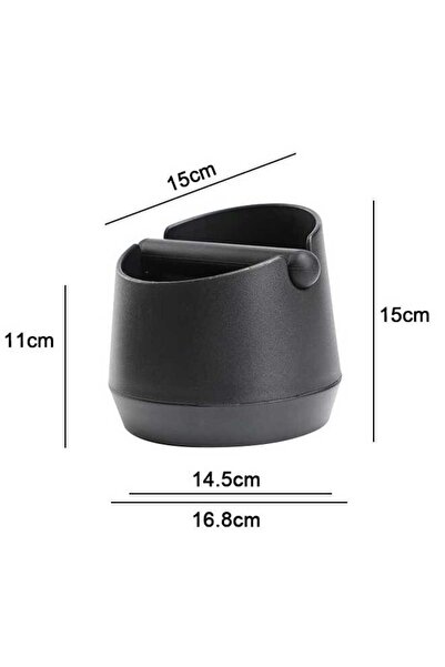 SODELICIOUS COFFEE TEA Coffee Grounds Bucket Black – Portafilter Grounds Container (Pos-15)