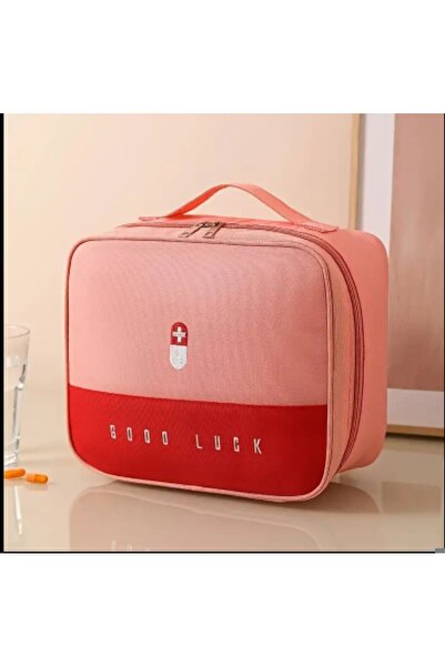 ORGANICYOU Yiwu Portable Divider Medicine Box |   Canvas Zippered Pill Organizer, Travel Storage, First Aid