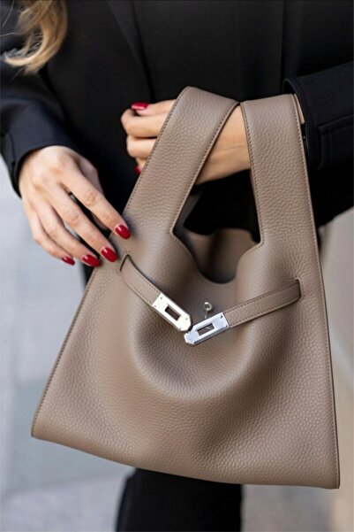ÇANTAM GELSİN Shopper Bag Shoulder Bag with Belt Accessory