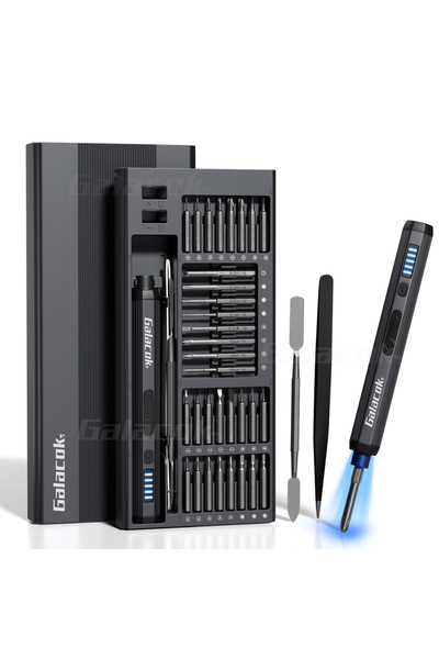 choice2 مجموعة مفكات كهربائية دقيقة جديدة 68 في 1، تتضمن 64 رأسًا مغناطيسيًا ...