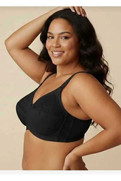 NARIYA Women's Plus Size Gathering Bra Battal Comfortable Gathering Unassisted Wire Free Non Cup Maternal Bra