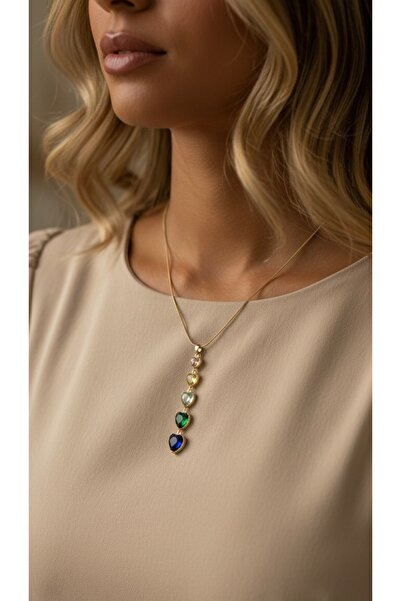 İNN JEWELLERY 316L Steel Necklace Tarnish-Free Antiallergic with Y Pendant Figure (2 Years Importer Warranty)