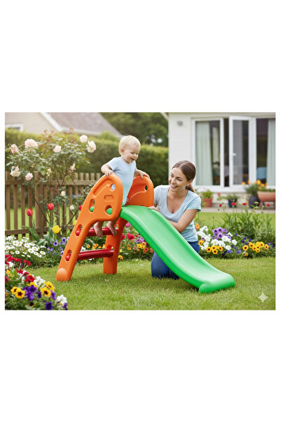 LAOBAN زحليقة قابلة للطي من درجتين للأطفال، مناسبة للاستخدام الداخلي والخارجي، من بيبي جوي.