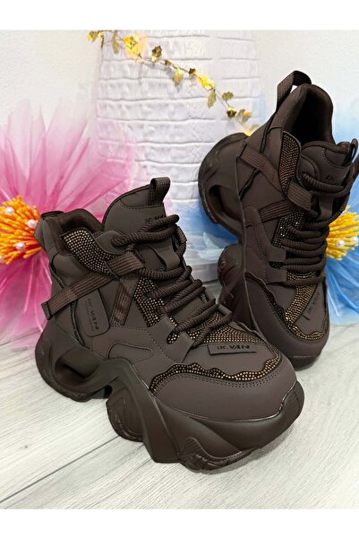 KATYDEA STORE L.K VAN Brown Sneakers