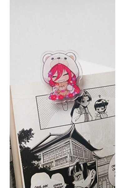 Atölye Moonlit Blue Lock Hyoma Chigiri Akrilik Kitap Ayracı Ataş Not Tutucu