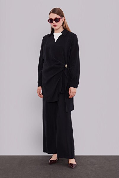 Levidor Black side accessory tied double set