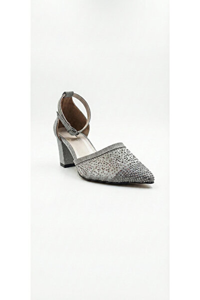 Ustalar Ayakkabı Çanta Platinum stone women's high heeled shoe 659.7071