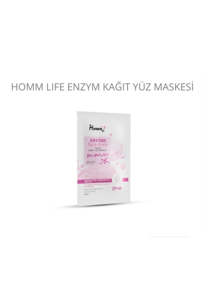 Homm Bitkisel HOMM LIFE ENZYM KAĞIT YÜZ MASKESİ