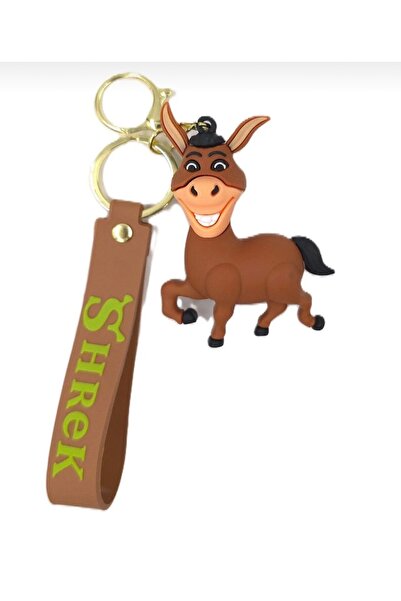 pialbatro Shrek Sevimli Eşşek Silikon Anahtarlık