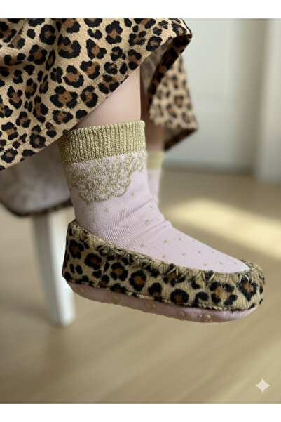 stoks toys Çocuk Makosen Çorap Patik Panduf-Kaydırmaz Ev&Anaokulu Ayakkabısı