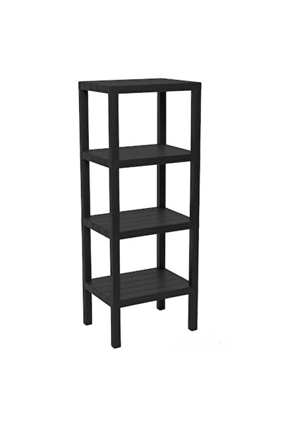 NIOVEL Universal Shelf, Niovel® RFT with 4 Shelves, 100x38x33 cm, Black