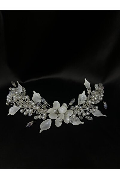 Bridal Luxe Mirella Model Pearl Bridal Hair Accessory Hair Clip