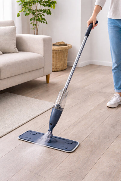 Tutku Su Püskürtmeli Hazneli Temizlik Mop