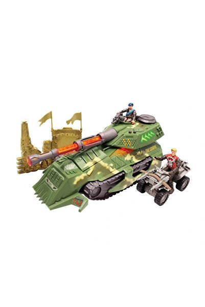 TOYFEST مجموعة اللعب العسكرية The Corps Universe Titan Tank مع الصوت والضوء