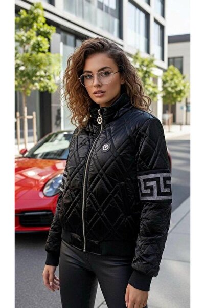 Kokoşum Butik 9268 Stone Coat Black