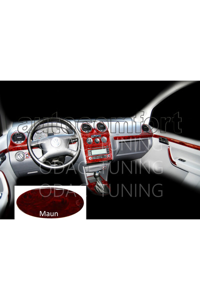 ODAC TUNING مجموعة كاملة من زخرفة لوحة القيادة لـ VW Caddy المصنوعة من خشب ال...